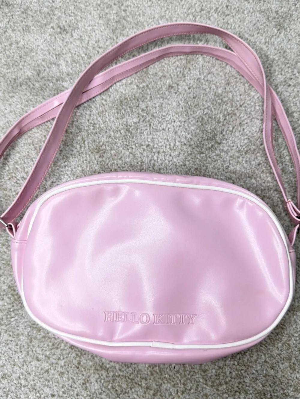 Vintage 2005 Sanrio Hello Kitty Pink Girls Purse Crossbody Shoulder Bag